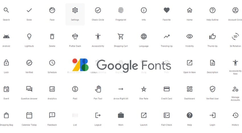 Webフォントで使える！Google Fonts Icons（Material Icons）の使い方を解説