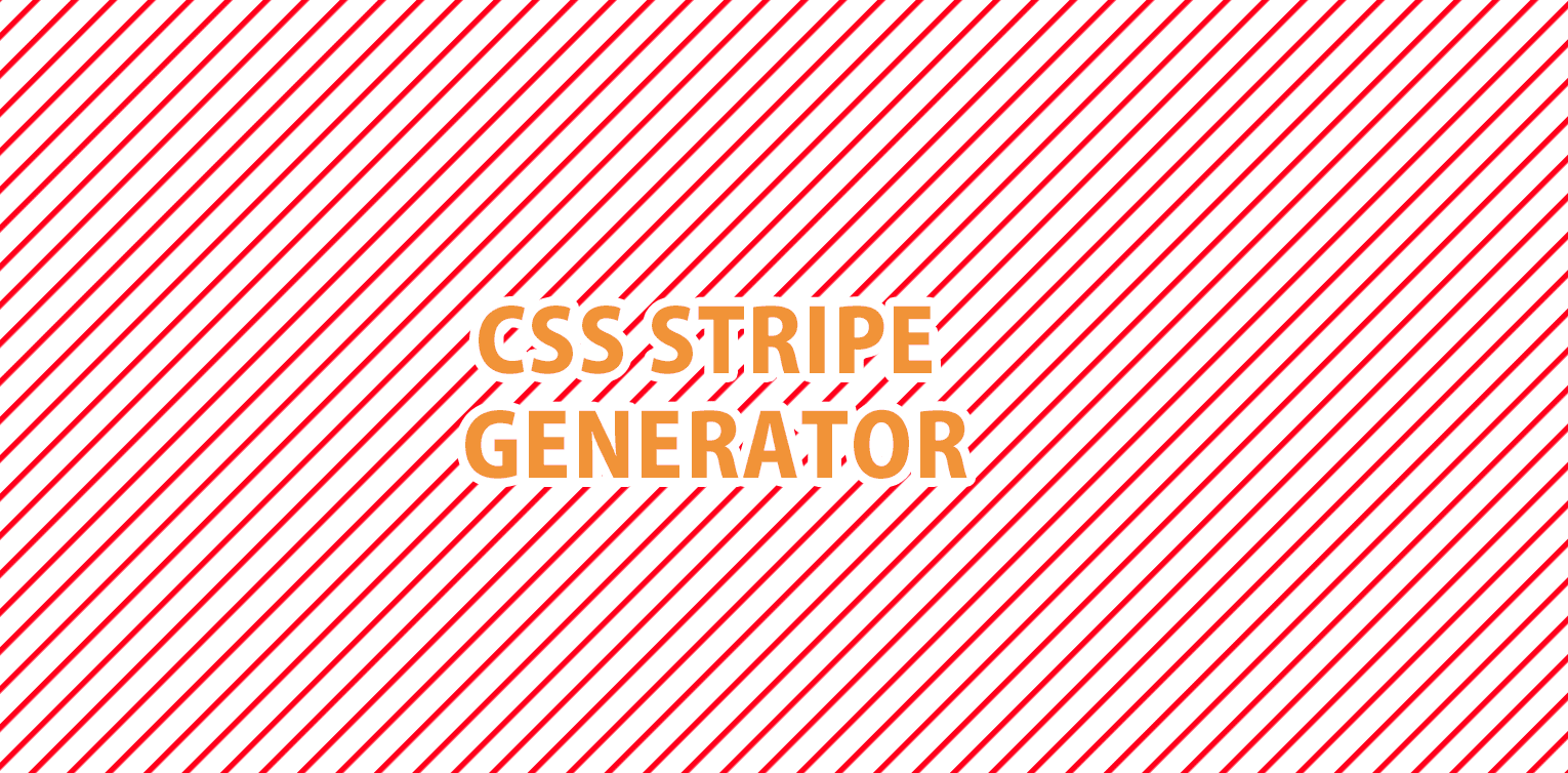 CSS STRIPE GENERATOR
